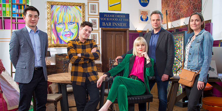 Agatha Raisin. Image shows from L to R: DC Bill Wong (Matt McCooey), Roy Silver (Mathew Horne), Agatha Raisin (Ashley Jensen), James Lacey (Jamie Glover), Sarah Bloxby (Lucy Liemann). Agatha Raisin. Image shows from L to R: DC Bill Wong (Matt McCooey), Roy Silver (Mathew Horne), Agatha Raisin (Ashley Jensen), James Lacey (Jamie Glover), Sarah Bloxby (Lucy Liemann).
