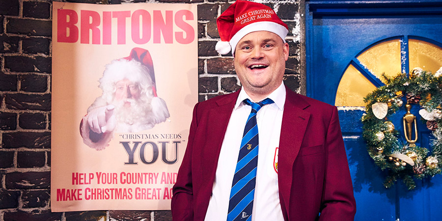 Al Murray's Make Christmas Great Again. Al Murray. Copyright: Avalon Television. Al Murray's Make Christmas Great Again. Al Murray. Copyright: Avalon Television.