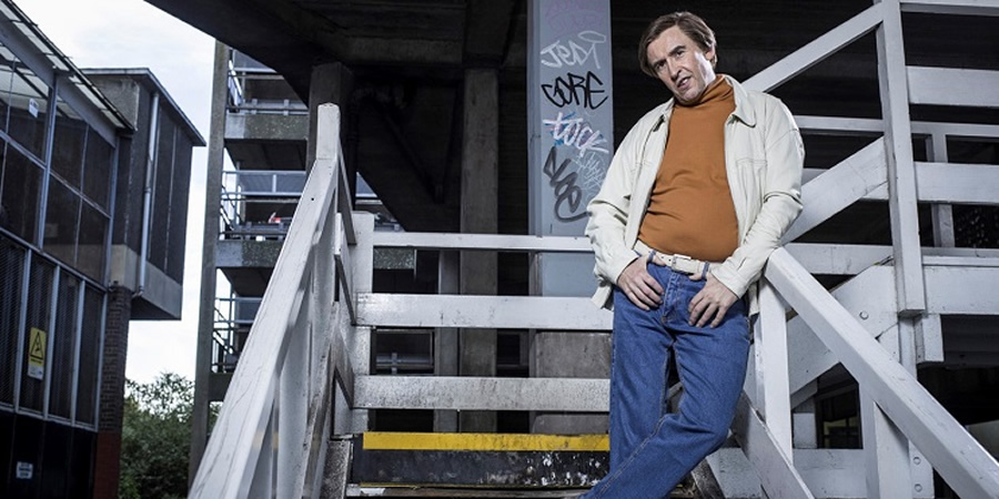 Alan Partridge's Scissored Isle. Alan Partridge (Steve Coogan). Copyright: Baby Cow Productions. Alan Partridge's Scissored Isle. Alan Partridge (Steve Coogan). Copyright: Baby Cow Productions.