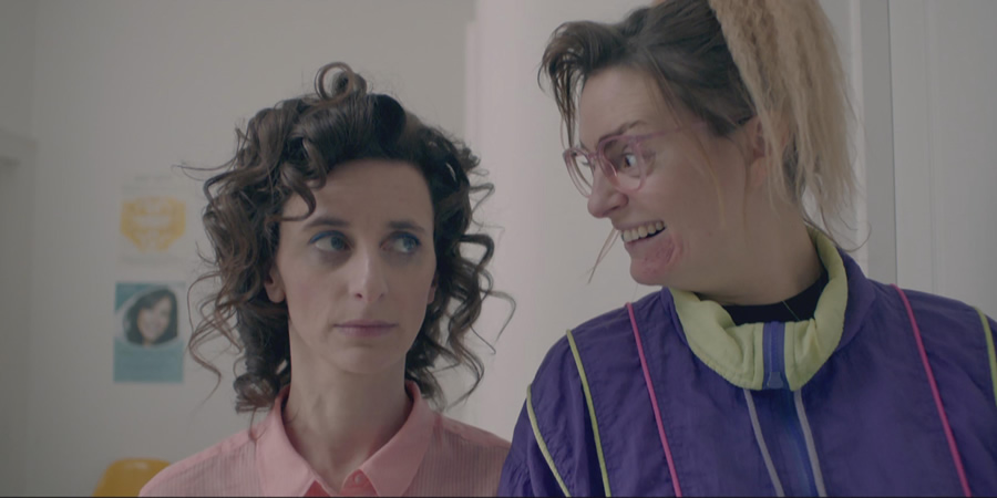ANXIO(US). Image shows from L to R: Maggie (Felicity Ward), Beryl (Morgana Robinson). Copyright: Phil McIntyre Entertainment. ANXIO(US). Image shows from L to R: Maggie (Felicity Ward), Beryl (Morgana Robinson). Copyright: Phil McIntyre Entertainment.