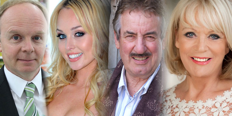Image shows from L to R: Jason Watkins, Sherrie Hewson, John Challis, Jorgie Porter. Copyright: BBC. Image shows from L to R: Jason Watkins, Sherrie Hewson, John Challis, Jorgie Porter. Copyright: BBC.