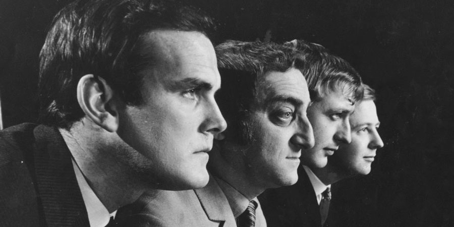 At Last The 1948 Show. Image shows from L to R: John Cleese, Marty Feldman, Graham Chapman, Tim Brooke-Taylor. Copyright: Rediffusion London. At Last The 1948 Show. Image shows from L to R: John Cleese, Marty Feldman, Graham Chapman, Tim Brooke-Taylor. Copyright: Rediffusion London.