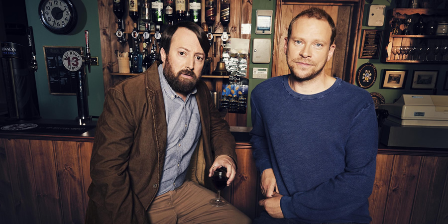 Back. Image shows from L to R: Stephen (David Mitchell), Andrew (Robert Webb). Back. Image shows from L to R: Stephen (David Mitchell), Andrew (Robert Webb).
