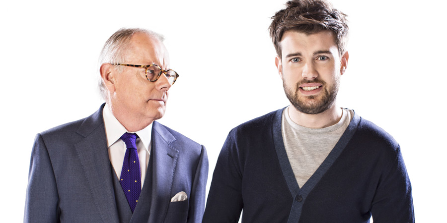 Backchat. Image shows from L to R: Michael Whitehall, Jack Whitehall. Copyright: Tiger Aspect Productions. Backchat. Image shows from L to R: Michael Whitehall, Jack Whitehall. Copyright: Tiger Aspect Productions.