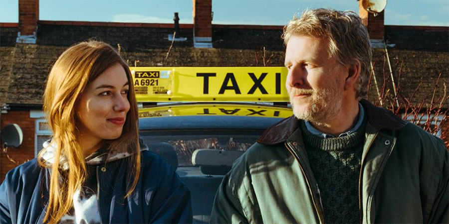 Ballywalter. Image shows from L to R: Eileen (Seána Kerslake), Shane (Patrick Kielty). Ballywalter. Image shows from L to R: Eileen (Seána Kerslake), Shane (Patrick Kielty).