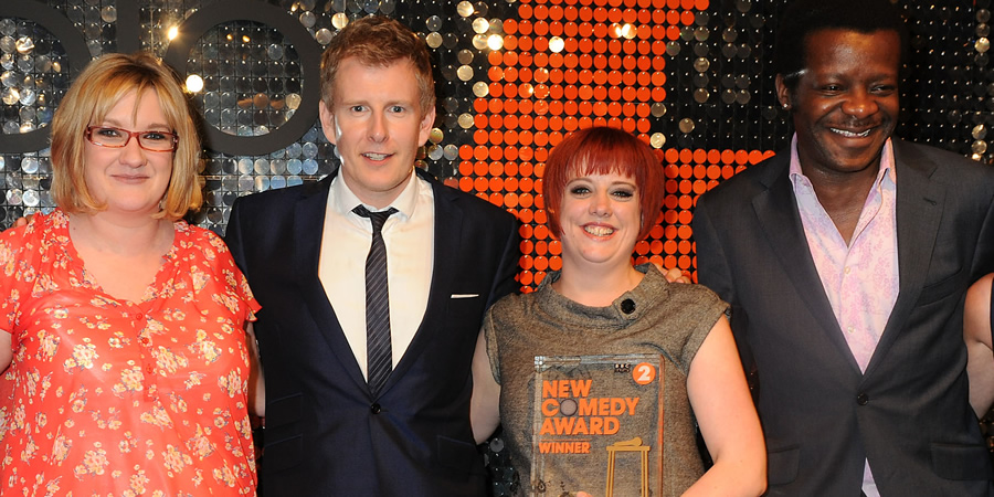 BBC New Comedy Award. Image shows from L to R: Sarah Millican, Patrick Kielty, Angela Barnes, Stephen K Amos. Copyright: BBC. BBC New Comedy Award. Image shows from L to R: Sarah Millican, Patrick Kielty, Angela Barnes, Stephen K Amos. Copyright: BBC.