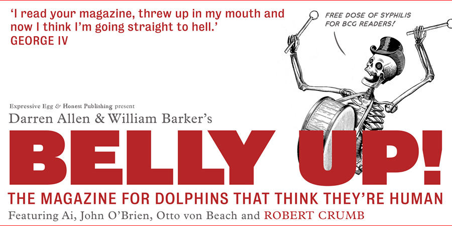 Belly Up!. Copyright: Honest Publishing. Belly Up!. Copyright: Honest Publishing.