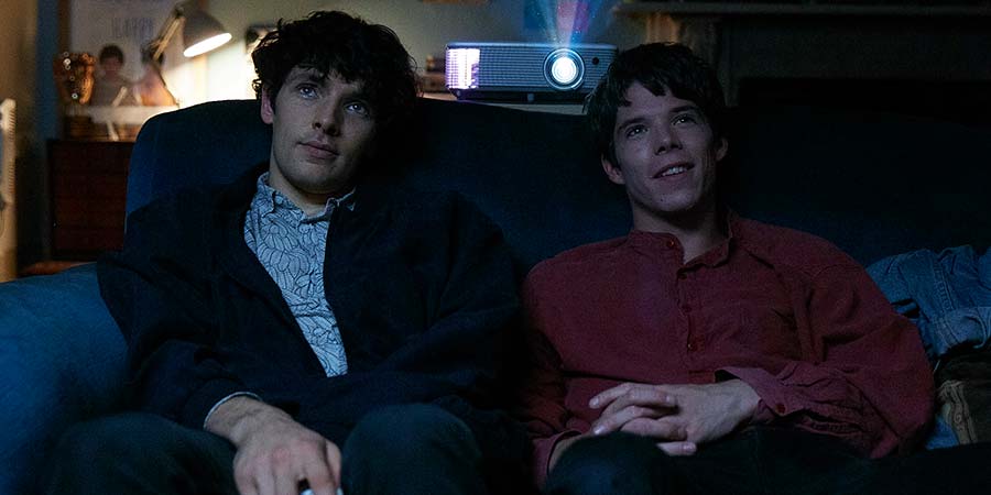 Benjamin. Image shows from L to R: Benjamin (Colin Morgan), Noah (Phénix Brossard). Benjamin. Image shows from L to R: Benjamin (Colin Morgan), Noah (Phénix Brossard).