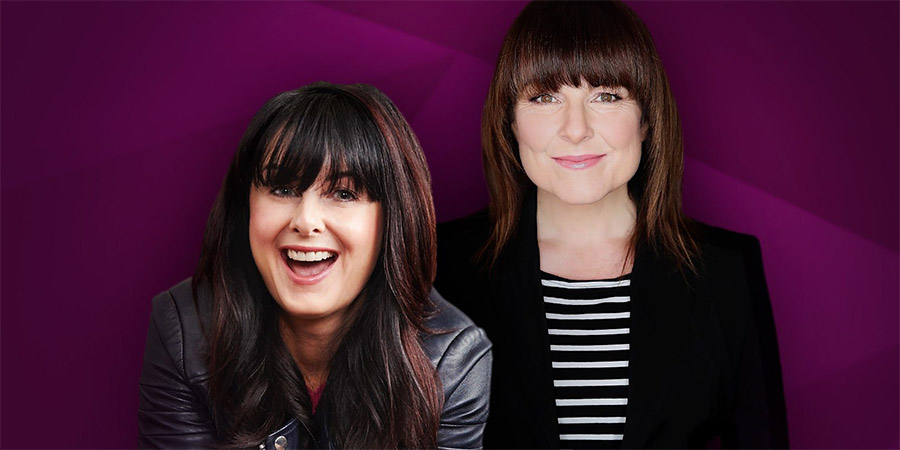Between Ourselves With Marian Keyes. Image shows from L to R: Marian Keyes, Tara Flynn. Copyright: Giddy Goat Productions. Between Ourselves With Marian Keyes. Image shows from L to R: Marian Keyes, Tara Flynn. Copyright: Giddy Goat Productions.