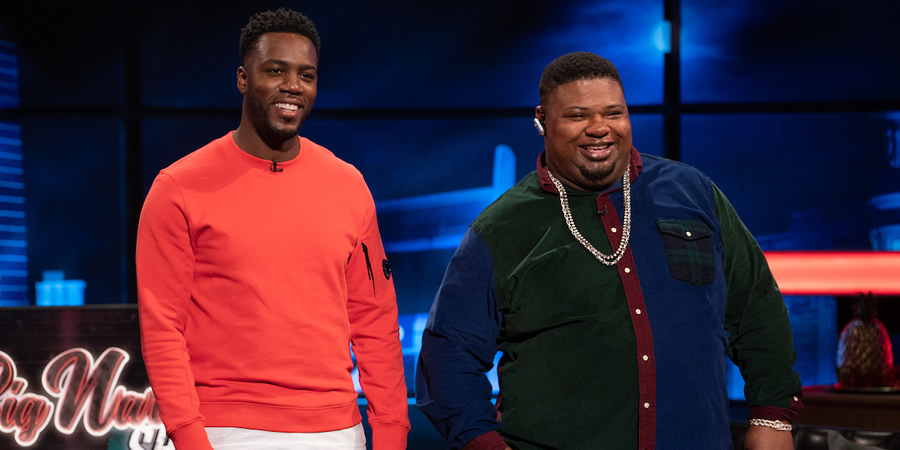 The Big Narstie Show. Image shows from L to R: Mo Gilligan, Big Narstie. The Big Narstie Show. Image shows from L to R: Mo Gilligan, Big Narstie.