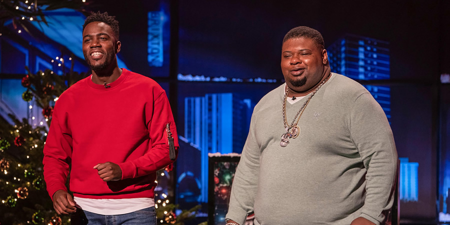 The Big Narstie Show. Image shows from L to R: Mo Gilligan, Big Narstie. The Big Narstie Show. Image shows from L to R: Mo Gilligan, Big Narstie.