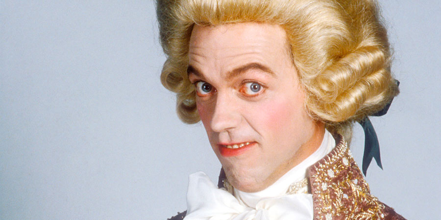 Blackadder. Prince Regent (Hugh Laurie). Copyright: BBC. Blackadder. Prince Regent (Hugh Laurie). Copyright: BBC.