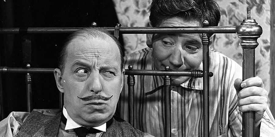 Bootsie And Snudge. Image shows from L to R: Claude Snudge (Bill Fraser), 'Excused Boots' Bisley (Alfie Bass). Bootsie And Snudge. Image shows from L to R: Claude Snudge (Bill Fraser), 'Excused Boots' Bisley (Alfie Bass).