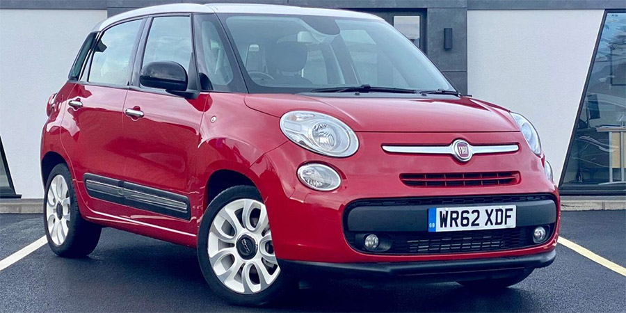 The Car Share car, Fiat 500L, WR62 XDF. The Car Share car, Fiat 500L, WR62 XDF.