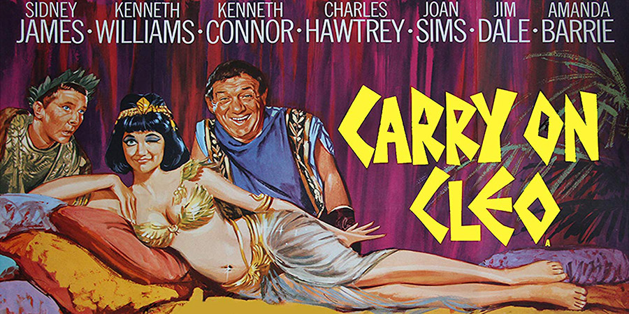 Poster design for Carry On Cleo. Copyright: Anglo Amalgamated / STUDIOCANAL. Poster design for Carry On Cleo. Copyright: Anglo Amalgamated / STUDIOCANAL.