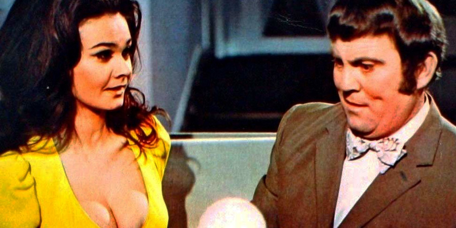 Carry On Loving. Image shows from L to R: Jenny Grubb (Imogen Hassall), Terence Philpot (Terry Scott). Copyright: Peter Rogers Productions / Rank Organisation. Carry On Loving. Image shows from L to R: Jenny Grubb (Imogen Hassall), Terence Philpot (Terry Scott). Copyright: Peter Rogers Productions / Rank Organisation.