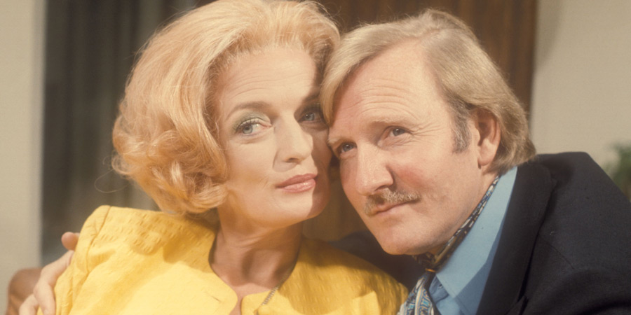 Casanova '73. Image shows from L to R: Carol Newhouse (Jan Holden), Henry Newhouse (Leslie Phillips). Copyright: BBC. Casanova '73. Image shows from L to R: Carol Newhouse (Jan Holden), Henry Newhouse (Leslie Phillips). Copyright: BBC.