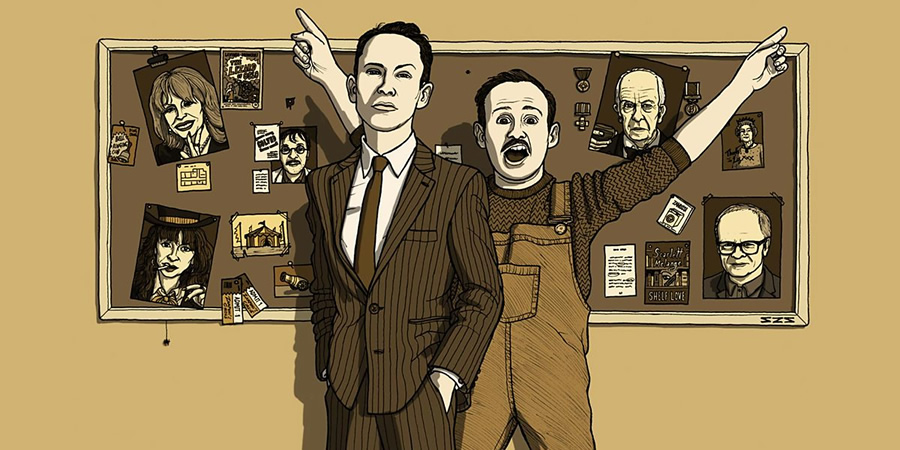 The Casebook Of Max And Ivan. Image shows from L to R: Max (Max Olesker), Ivan (Ivan Gonzalez). The Casebook Of Max And Ivan. Image shows from L to R: Max (Max Olesker), Ivan (Ivan Gonzalez).