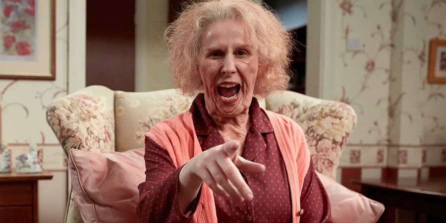 Catherine Tate's Nan. Nan (Catherine Tate). Copyright: Tiger Aspect Productions. Catherine Tate's Nan. Nan (Catherine Tate). Copyright: Tiger Aspect Productions.