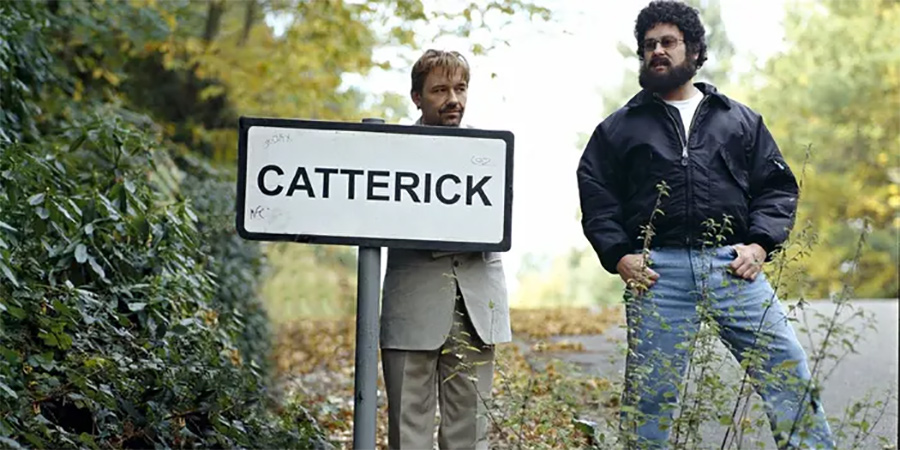 Catterick. Image shows from L to R: Carl (Bob Mortimer), Chris (Vic Reeves). Catterick. Image shows from L to R: Carl (Bob Mortimer), Chris (Vic Reeves).