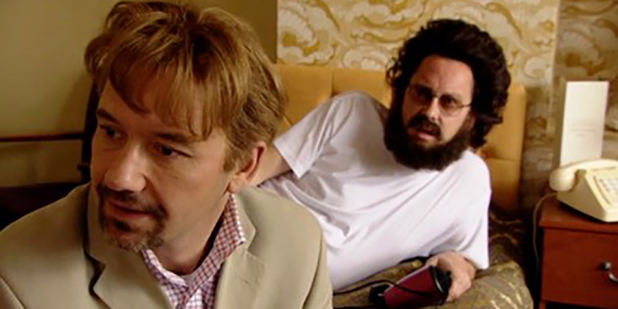 Catterick. Image shows from L to R: Carl (Bob Mortimer), Chris (Vic Reeves). Catterick. Image shows from L to R: Carl (Bob Mortimer), Chris (Vic Reeves).
