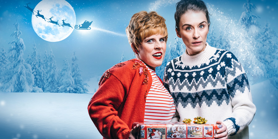 Charity Shop Sue's Xmas. Image shows from L to R: Sue Tuke (Selina Mosinski), Vicky McClure. Charity Shop Sue's Xmas. Image shows from L to R: Sue Tuke (Selina Mosinski), Vicky McClure.