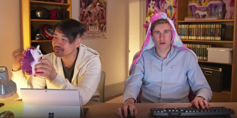A Comedy Of Gamers. Image shows from L to R: Tony (Hai Le), Edmund (Olly Jackson). A Comedy Of Gamers. Image shows from L to R: Tony (Hai Le), Edmund (Olly Jackson).