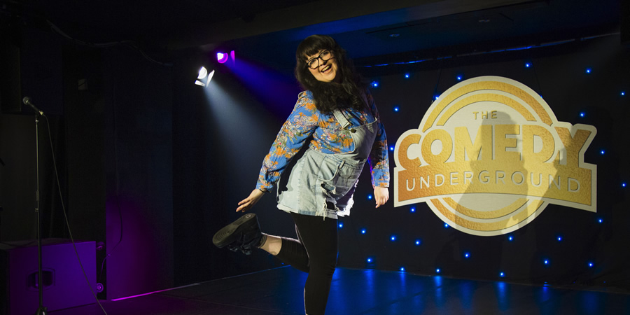 The Comedy Underground. Ashley Storrie. Copyright: Dabster Productions. The Comedy Underground. Ashley Storrie. Copyright: Dabster Productions.