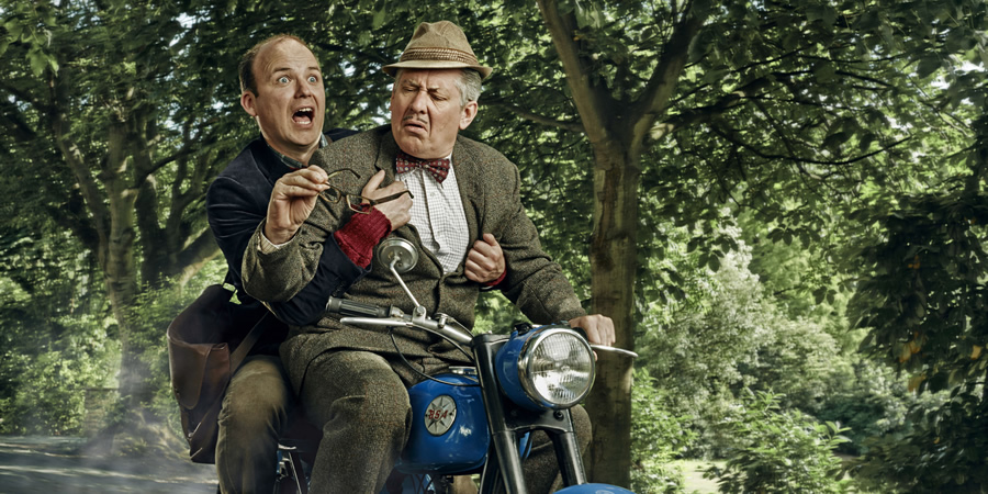 Count Arthur Strong. Image shows from L to R: Michael Baker (Rory Kinnear), Count Arthur Strong (Steve Delaney). Count Arthur Strong. Image shows from L to R: Michael Baker (Rory Kinnear), Count Arthur Strong (Steve Delaney).