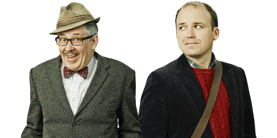 Count Arthur Strong. Image shows from L to R: Count Arthur Strong (Steve Delaney), Michael Baker (Rory Kinnear). Count Arthur Strong. Image shows from L to R: Count Arthur Strong (Steve Delaney), Michael Baker (Rory Kinnear).