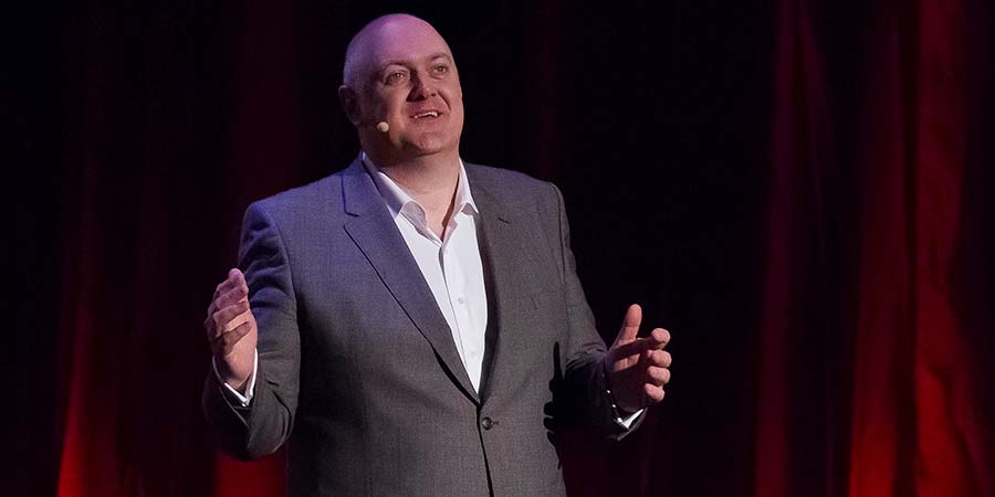 Dara O Briain: Voice Of Reason. Dara O Briain. Copyright: Off The Kerb. Dara O Briain: Voice Of Reason. Dara O Briain. Copyright: Off The Kerb.