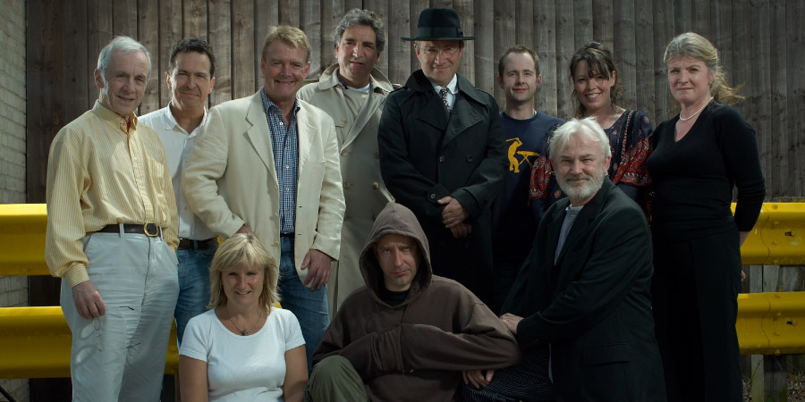 The cast of Dirk Gently's Holistic Detective Agency. Copyright: Above The Title Productions / BBC. The cast of Dirk Gently's Holistic Detective Agency. Copyright: Above The Title Productions / BBC.