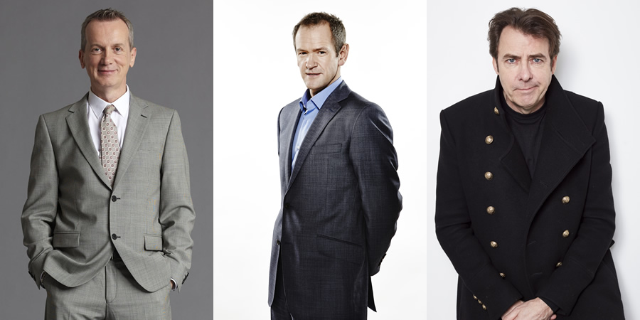 Don't Ask Me Ask Britain. Image shows from L to R: Frank Skinner, Alexander Armstrong, Jonathan Ross. Don't Ask Me Ask Britain. Image shows from L to R: Frank Skinner, Alexander Armstrong, Jonathan Ross.