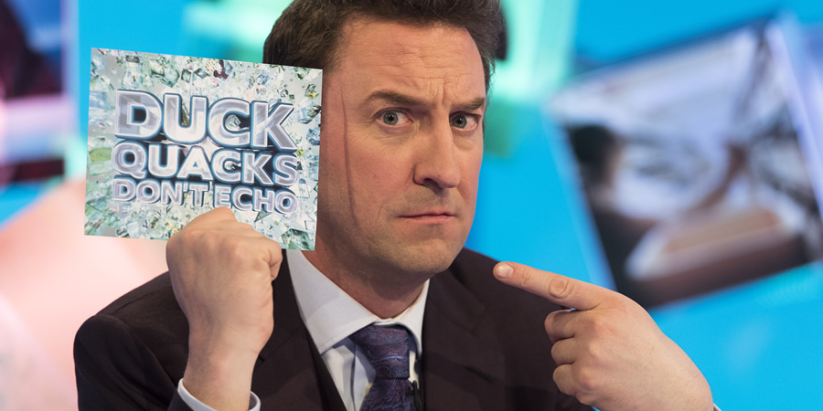 Duck Quacks Don't Echo. Lee Mack. Copyright: Magnum Media. Duck Quacks Don't Echo. Lee Mack. Copyright: Magnum Media.