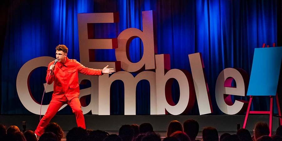Ed Gamble: Blood Sugar. Ed Gamble. Copyright: Avalon Television. Ed Gamble: Blood Sugar. Ed Gamble. Copyright: Avalon Television.