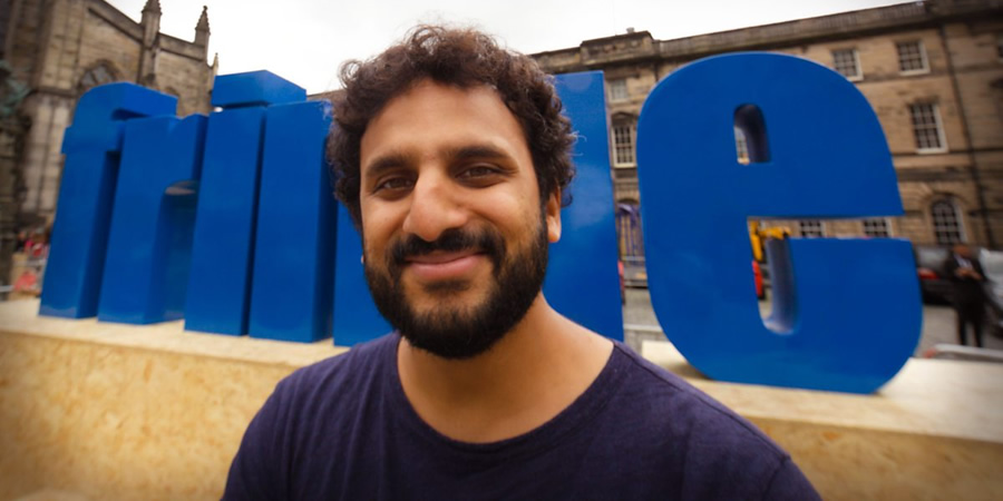 Edinburgh Nights With Nish Kumar. Nish Kumar. Copyright: BBC. Edinburgh Nights With Nish Kumar. Nish Kumar. Copyright: BBC.