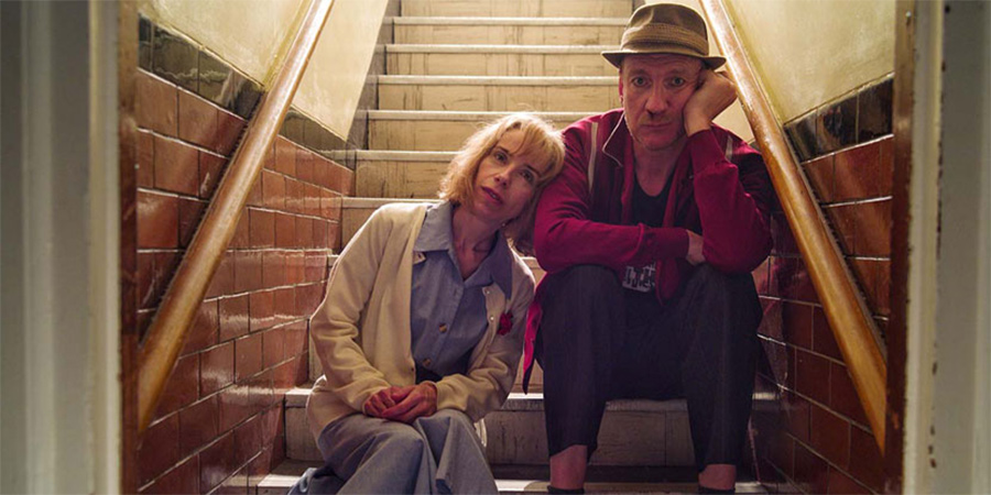Eternal Beauty. Image shows from L to R: Jane (Sally Hawkins), Mike (David Thewlis). Eternal Beauty. Image shows from L to R: Jane (Sally Hawkins), Mike (David Thewlis).