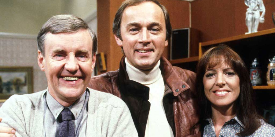Ever Decreasing Circles. Image shows from L to R: Martin Bryce (Richard Briers), Paul Ryman (Peter Egan), Ann Bryce (Penelope Wilton). Copyright: BBC. Ever Decreasing Circles. Image shows from L to R: Martin Bryce (Richard Briers), Paul Ryman (Peter Egan), Ann Bryce (Penelope Wilton). Copyright: BBC.