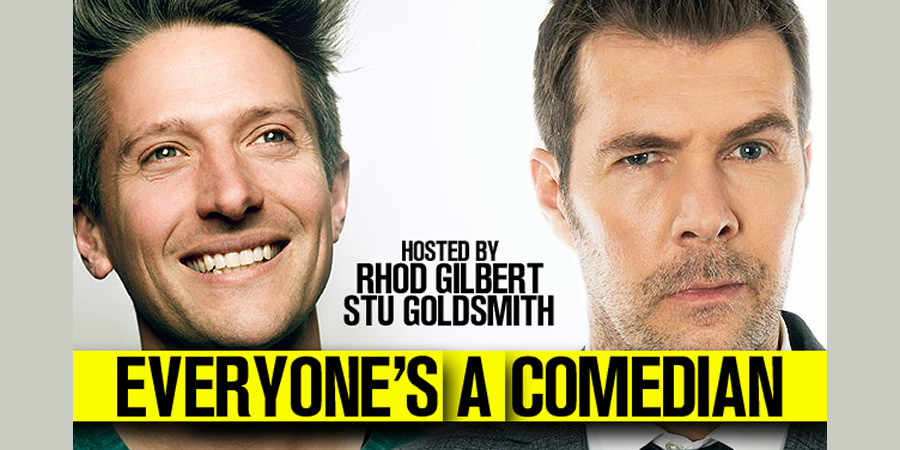Everyone's A Comedian. Image shows from L to R: Stuart Goldsmith, Rhod Gilbert. Everyone's A Comedian. Image shows from L to R: Stuart Goldsmith, Rhod Gilbert.