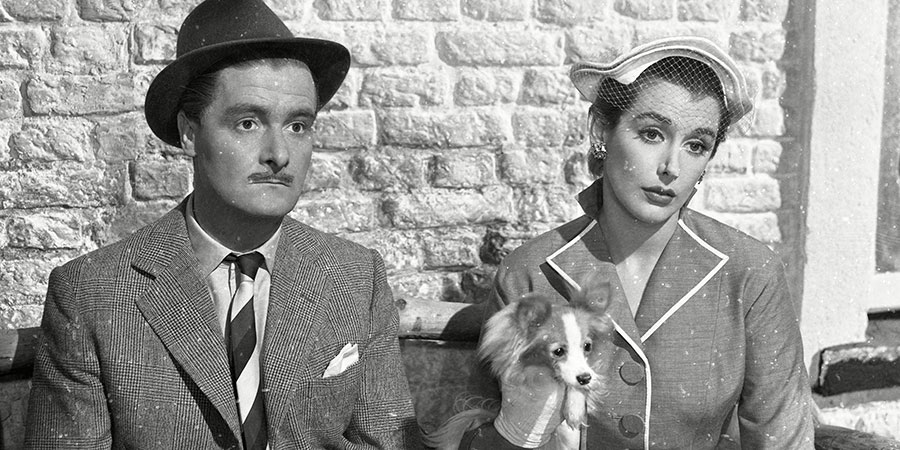 Fast And Loose. Image shows from L to R: Peter Wykeham (Brian Reece), Carol Hankin (Kay Kendall). Copyright: ITV / Rex. Fast And Loose. Image shows from L to R: Peter Wykeham (Brian Reece), Carol Hankin (Kay Kendall). Copyright: ITV / Rex.