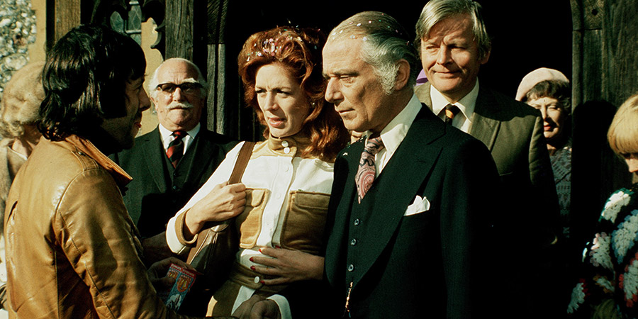 Father Dear Father. Image shows from L to R: Richard (Richard O'Sullivan), Unknown, Georgie (Jill Melford), Patrick Glover (Patrick Cargill), Unknown, Nanny (Noel Dyson). Copyright: STUDIOCANAL. Father Dear Father. Image shows from L to R: Richard (Richard O'Sullivan), Unknown, Georgie (Jill Melford), Patrick Glover (Patrick Cargill), Unknown, Nanny (Noel Dyson). Copyright: STUDIOCANAL.