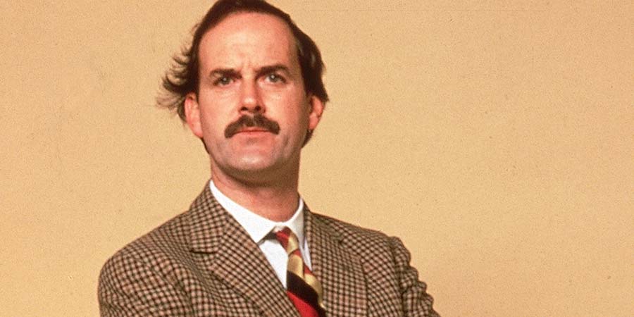 Fawlty Towers. Basil Fawlty (John Cleese). Copyright: BBC. Fawlty Towers. Basil Fawlty (John Cleese). Copyright: BBC.