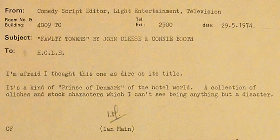 I'm afraid I thought this one as dire as its title. It's a kind of 'Prince Of Denmark' of the hotel world. A collection of cliches and stock characters which I can't see being anything but a disaster.. Copyright: BBC. I'm afraid I thought this one as dire as its title. It's a kind of 'Prince Of Denmark' of the hotel world. A collection of cliches and stock characters which I can't see being anything but a disaster.. Copyright: BBC.