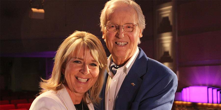 Fern Britton Meets Nicholas Parsons. Image shows from L to R: Fern Britton, Nicholas Parsons. Copyright: BBC. Fern Britton Meets Nicholas Parsons. Image shows from L to R: Fern Britton, Nicholas Parsons. Copyright: BBC.