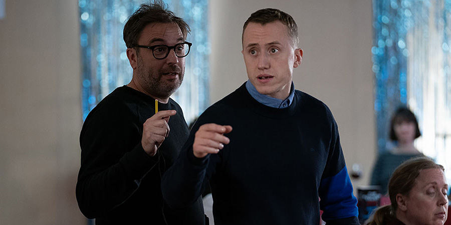 The First Team. Image shows from L to R: Damon Beesley, Petey Brooks (Theo Barklem-Biggs). The First Team. Image shows from L to R: Damon Beesley, Petey Brooks (Theo Barklem-Biggs).