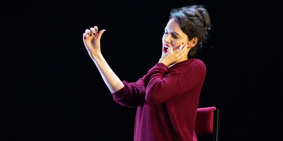 Fleabag Live. Fleabag (Phoebe Waller-Bridge). Copyright: Matt Humphrey. Fleabag Live. Fleabag (Phoebe Waller-Bridge). Copyright: Matt Humphrey.
