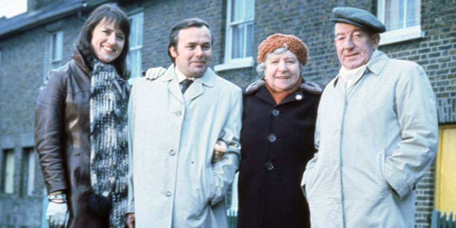 For The Love Of Ada. Image shows from L to R: Ruth Pollitt (Barbara Mitchell), Leslie Pollitt (Jack Smethurst), Ada Cresswell/Bingley (Irene Handl), Walter Bingley (Wilfred Pickles). For The Love Of Ada. Image shows from L to R: Ruth Pollitt (Barbara Mitchell), Leslie Pollitt (Jack Smethurst), Ada Cresswell/Bingley (Irene Handl), Walter Bingley (Wilfred Pickles).