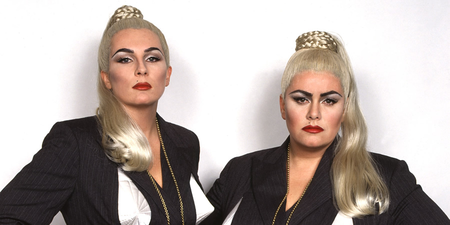 French And Saunders. Image shows from L to R: Jennifer Saunders, Dawn French. French And Saunders. Image shows from L to R: Jennifer Saunders, Dawn French.