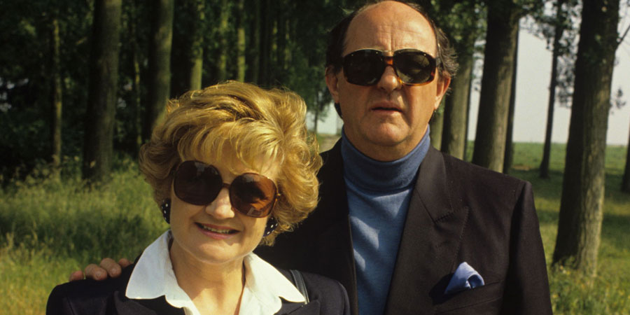 French Fields. Image shows from L to R: Hester Fields (Julia McKenzie), William Fields (Anton Rodgers). Copyright: Thames Television. French Fields. Image shows from L to R: Hester Fields (Julia McKenzie), William Fields (Anton Rodgers). Copyright: Thames Television.
