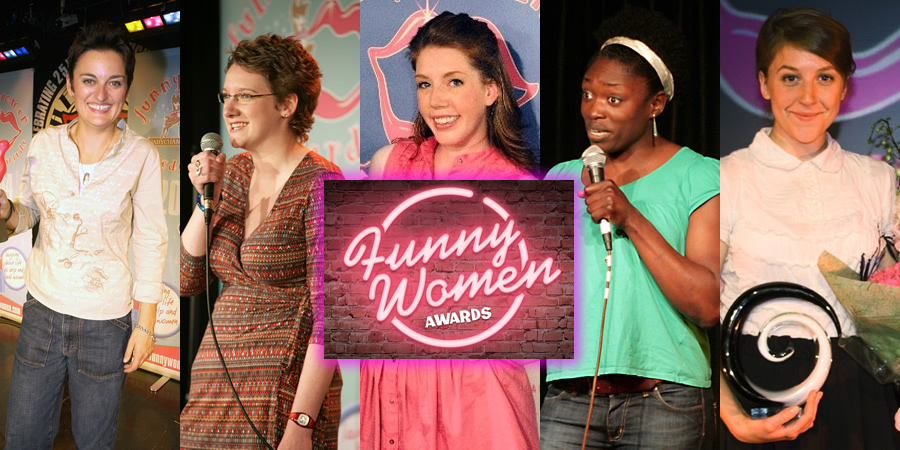 Funny Women Awards. Image shows from L to R: Zoe Lyons, Sarah Millican, Katherine Ryan, Andi Osho, Gemma Whelan. Funny Women Awards. Image shows from L to R: Zoe Lyons, Sarah Millican, Katherine Ryan, Andi Osho, Gemma Whelan.